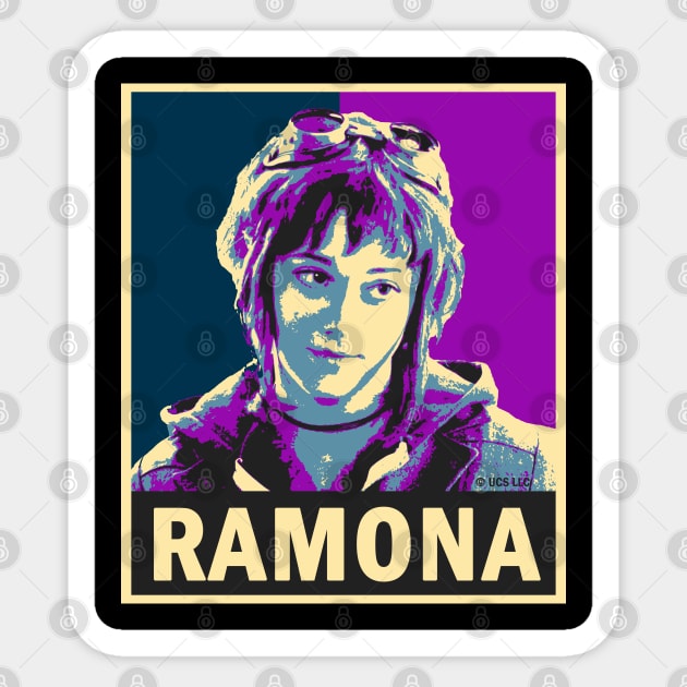 Ramona Sticker by valentinahramov